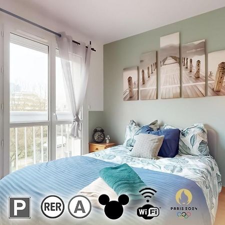 Proche Disney & Paris-2 Min Gare Noisy-le-Grand Buitenkant foto