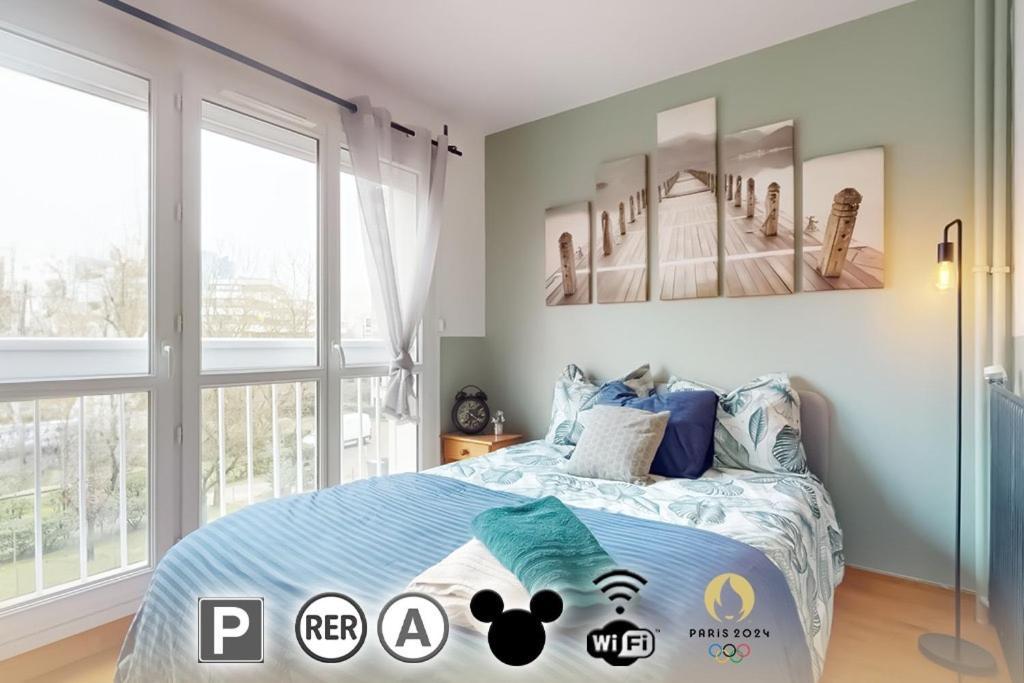 Proche Disney & Paris-2 Min Gare Noisy-le-Grand Buitenkant foto